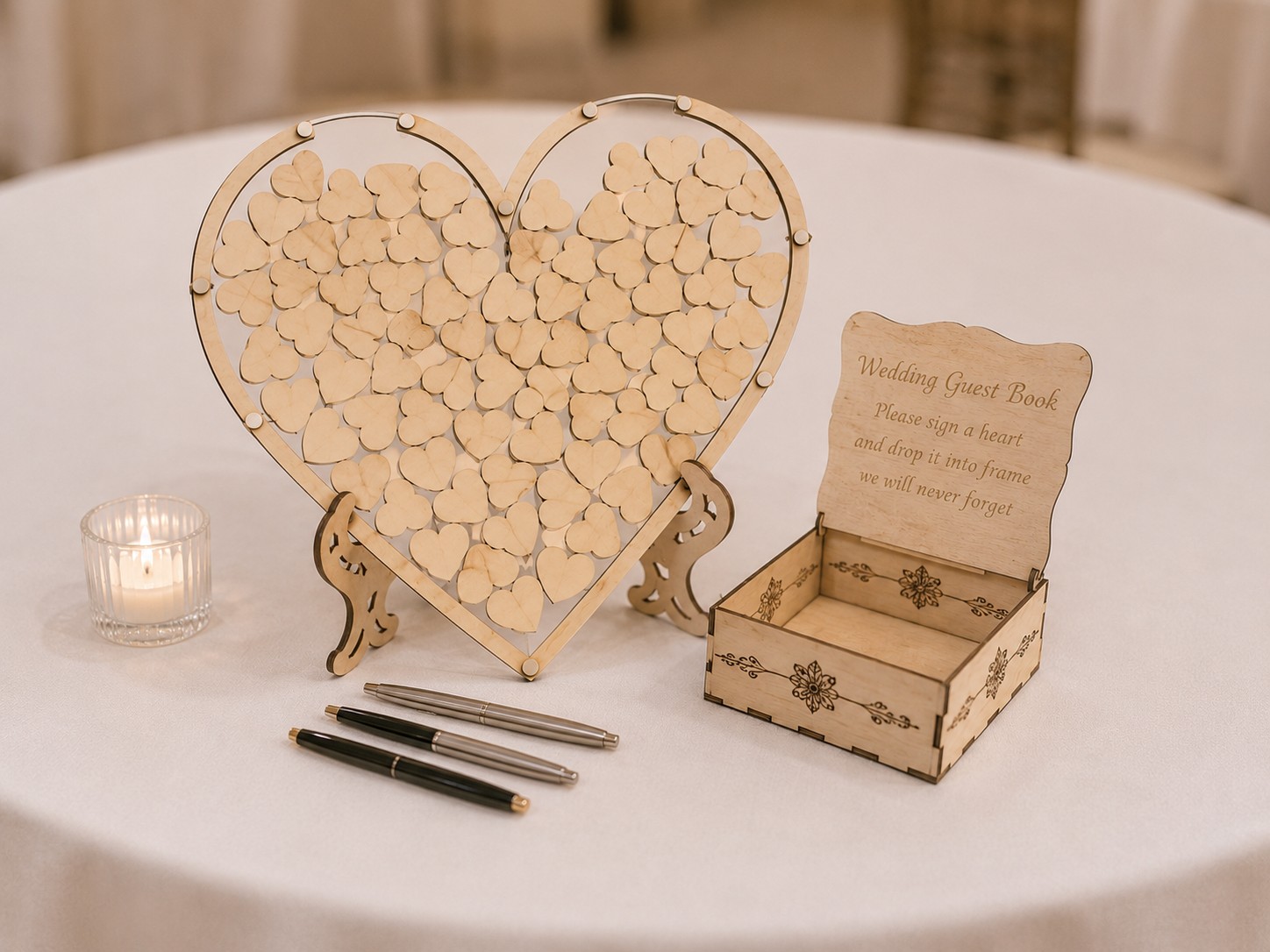 Standing Acrylic Wedding Book